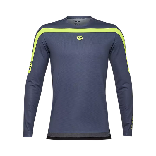 FOX FLEXAIR AVIATION Long Sleeve Jersey Grey