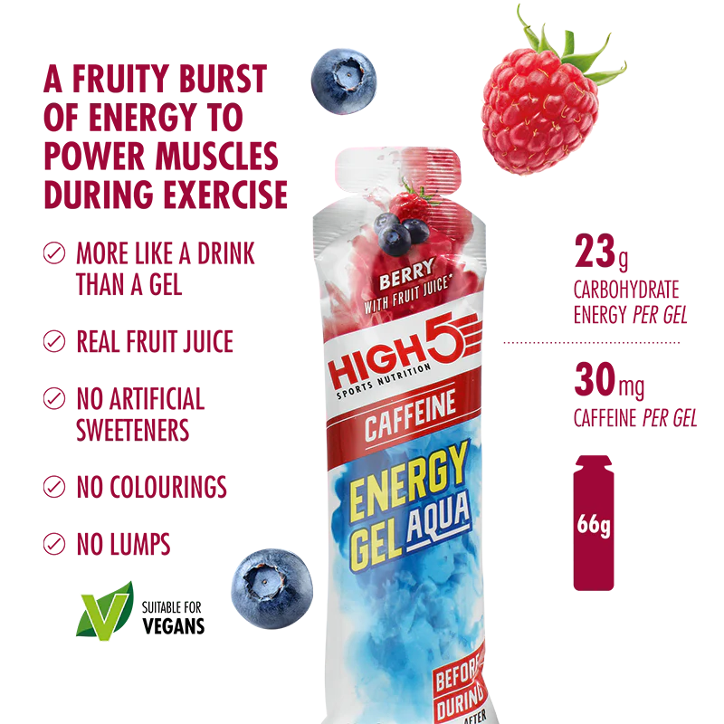 HIGH5 ENERGY GEL Aqua Pack (15x 66g) Mix Flavors