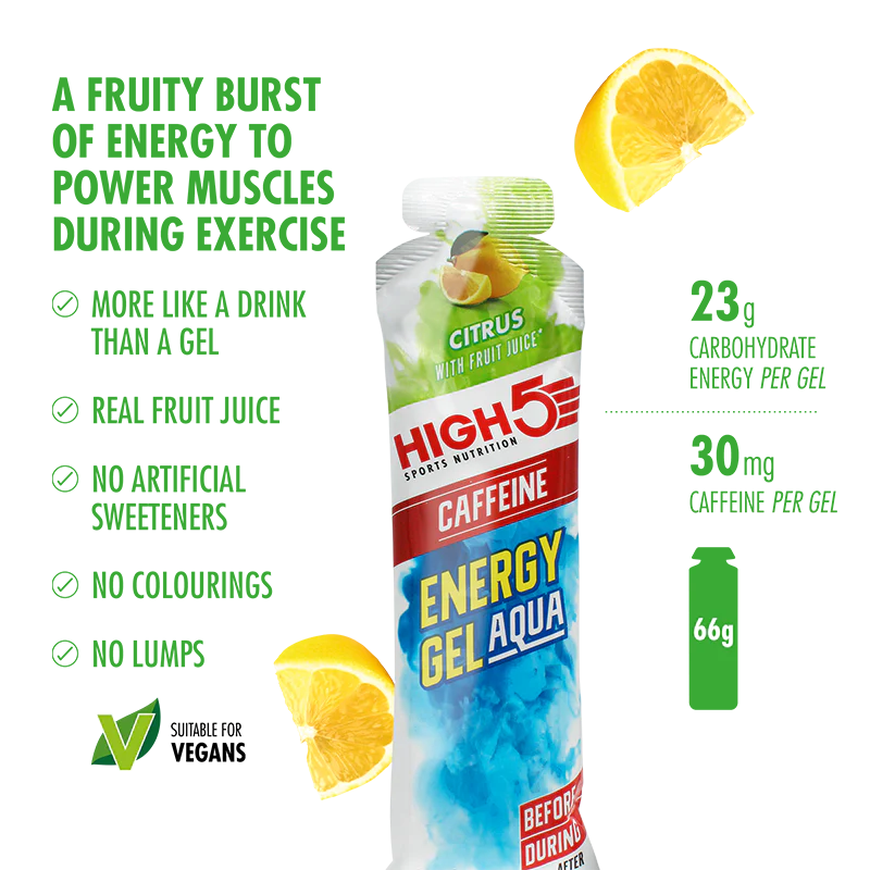 HIGH5 ENERGY GEL Aqua Pack (15x 66g) Mix Flavors