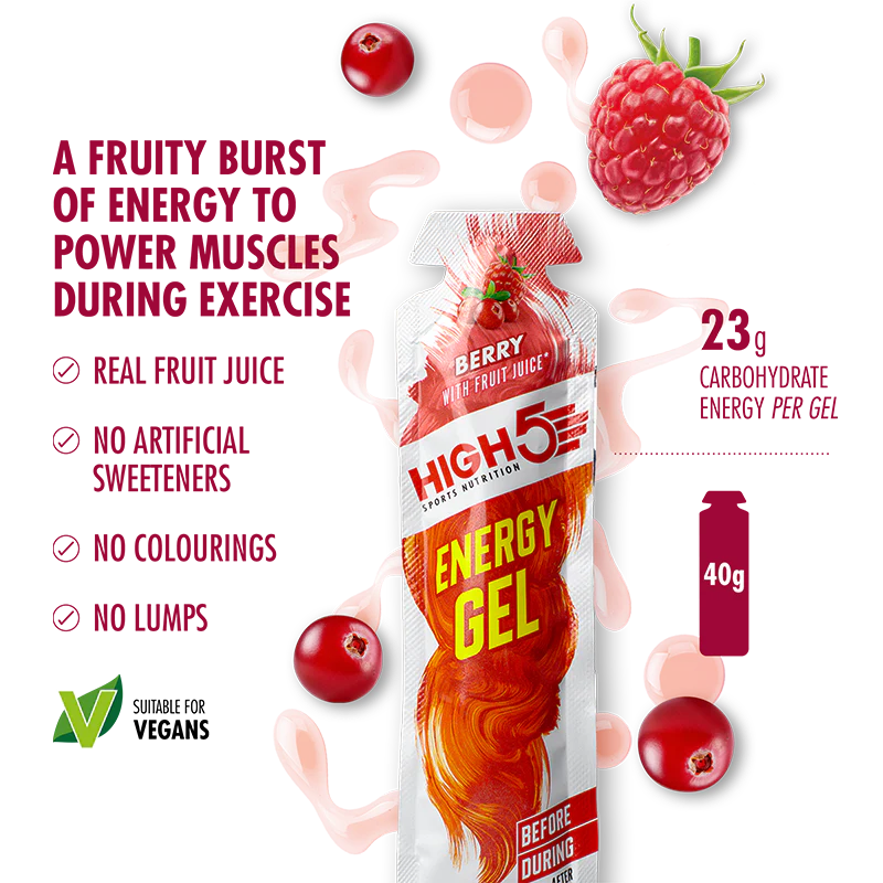 HIGH5 ENERGY GEL Pack (20x23g) Mix Flavors