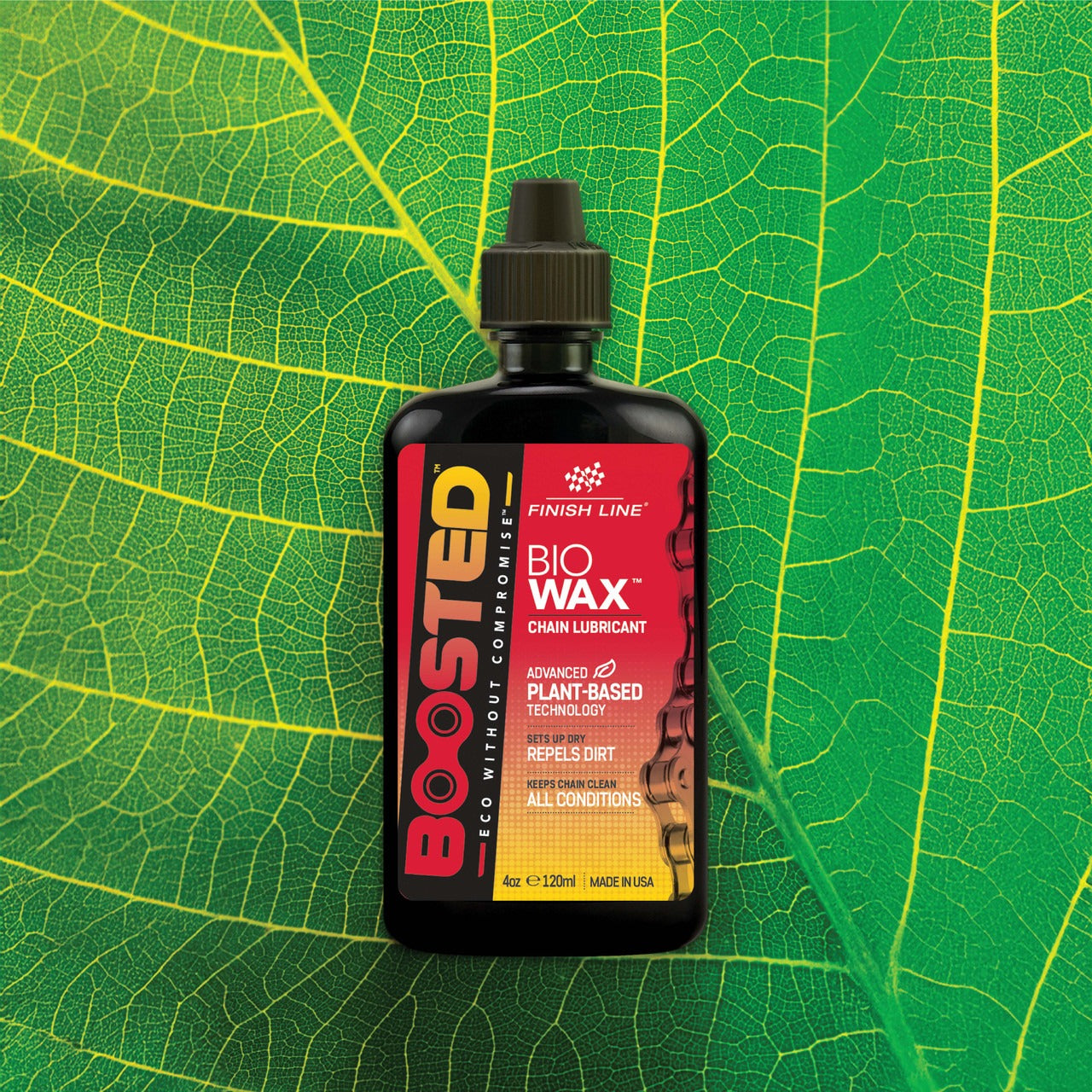 FINISH LINE BOOSTED™ BIO WAX Chain Lubricant (120 ml)