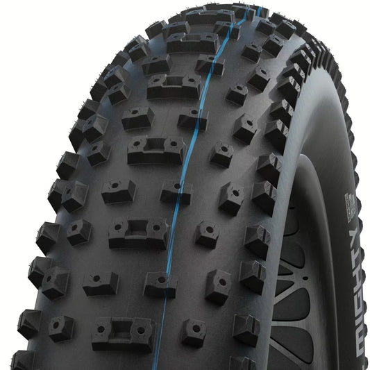 SCHWALBE Al MIGHTY SuperGround Addix 26x4.80 Tubeless Easy Flexible Tire, Black