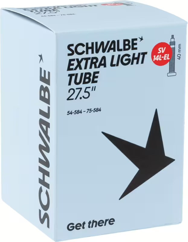 SCHWALBE EXTRA LIGHT SV 14L 27.5/29x2.10/3 Presta 40 mm Inner Tube