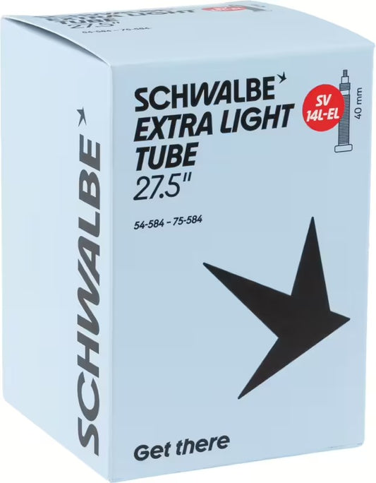 SCHWALBE EXTRA LIGHT SV 14L 27.5/29x2.10/3 Presta 40 mm Inner Tube