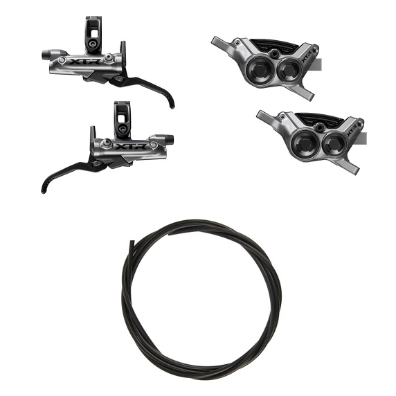Pair of SHIMANO XTR M9220 Enduro 4 Piston Brakes