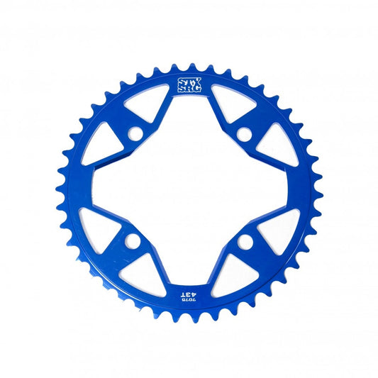 STAY STRONG RACE 4-Bolt Chainring Blue