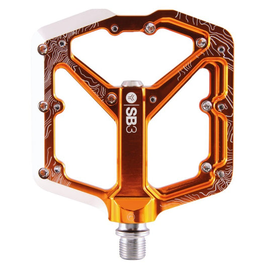 SB3 SPECTRUM Orange flat pedals