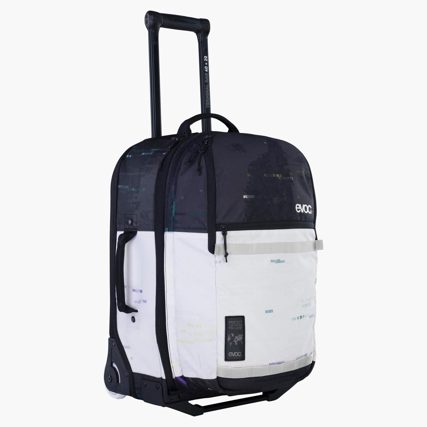 EVOC Trolley suitcase 40L +20L Black/white