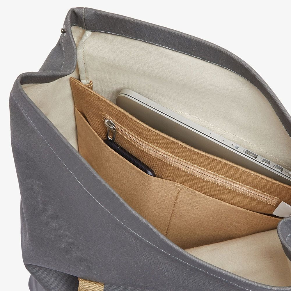 Backpack BROOKS PICKWICK COTTON CANVAS 26L Grey