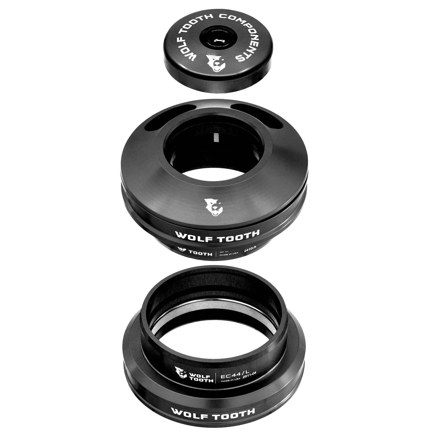 WOLF TOOTH EC44 Semi-Integrated Headset Black