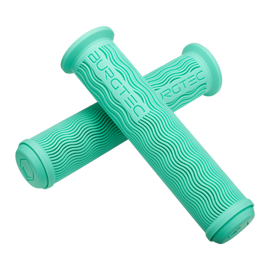 BURGTEC THE BARTENDER PRO VERO SANDLER SIGNATURE Lock-On Grips Turquoise