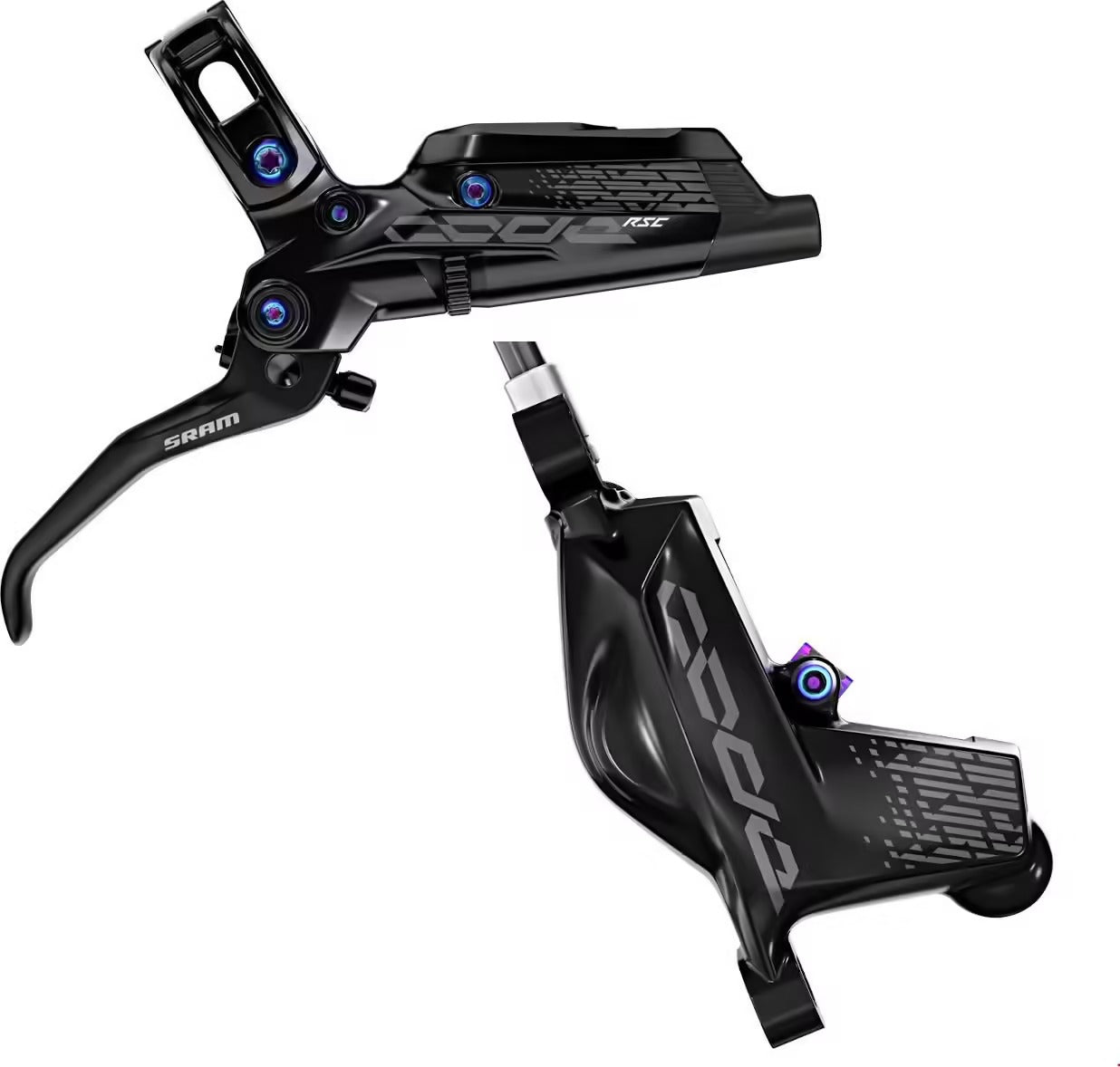 SRAM CODE RSC Front Brake Rainbow Metal Pads