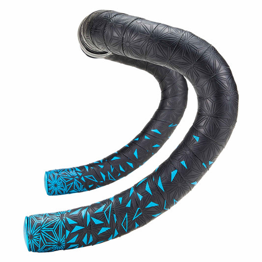 SUPACAZ SUPER STICKY KUSH STAR FADE Handlebar Tape, Black/Blue