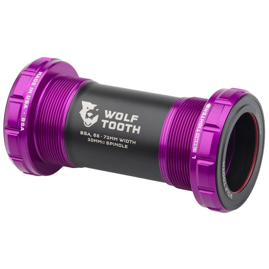 WOLFTOOTH BSA 30mm Ultraviolet Purple crankset
