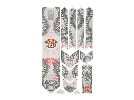 Adhesive Frame Protector ALL MOUNTAIN STYLE EXTRA Red Bull Rampage Freeride Grey