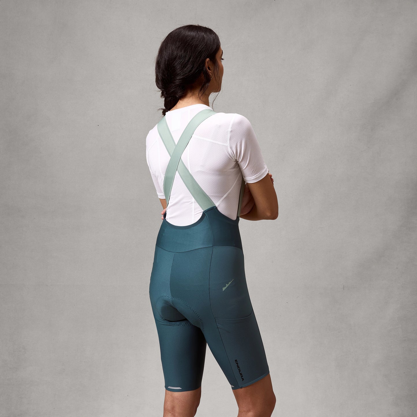 ENDURA ALLTRACK RIDE Women's Teal Bib Shorts