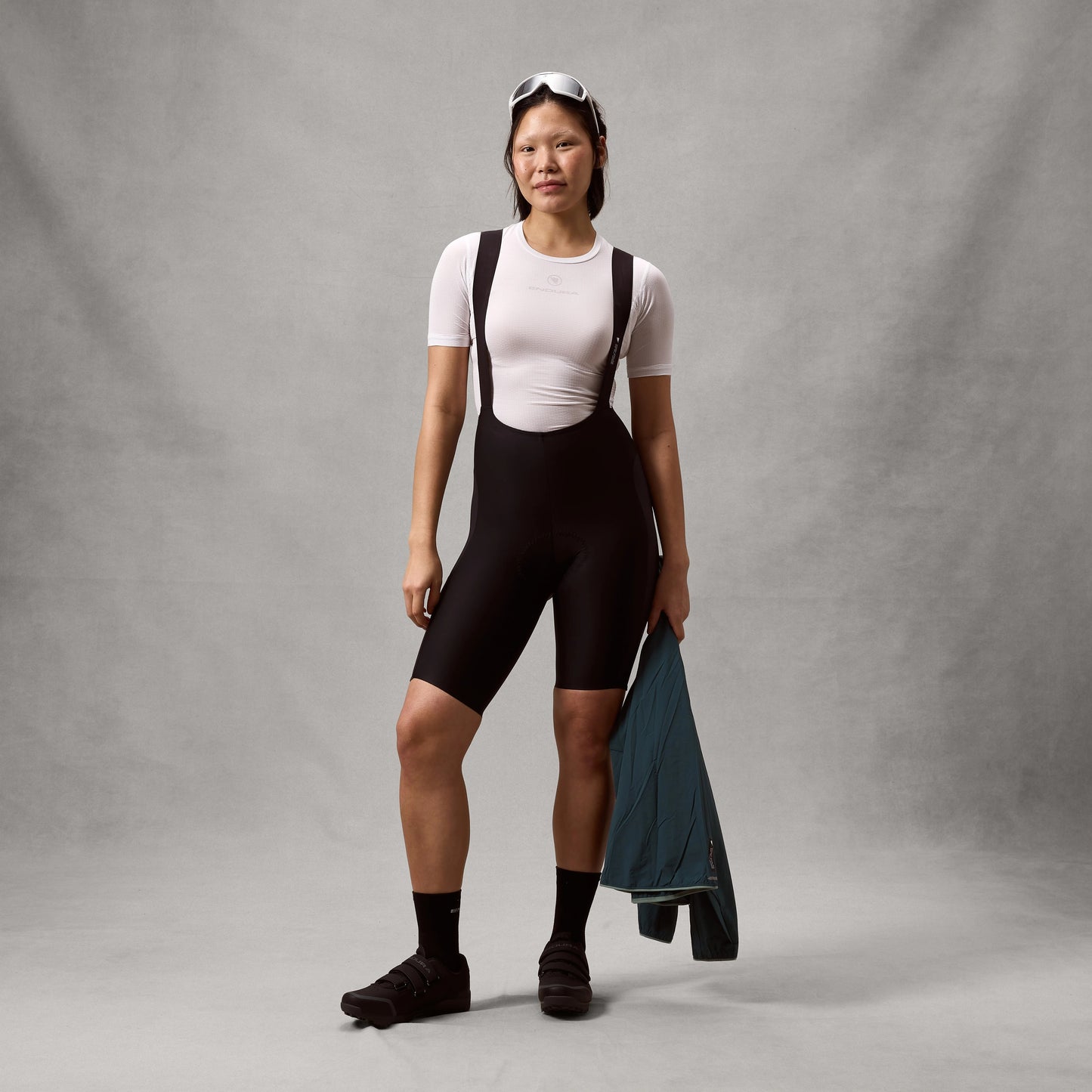 Women's ENDURA ALLTRACK RIDE Bibtights Short Black