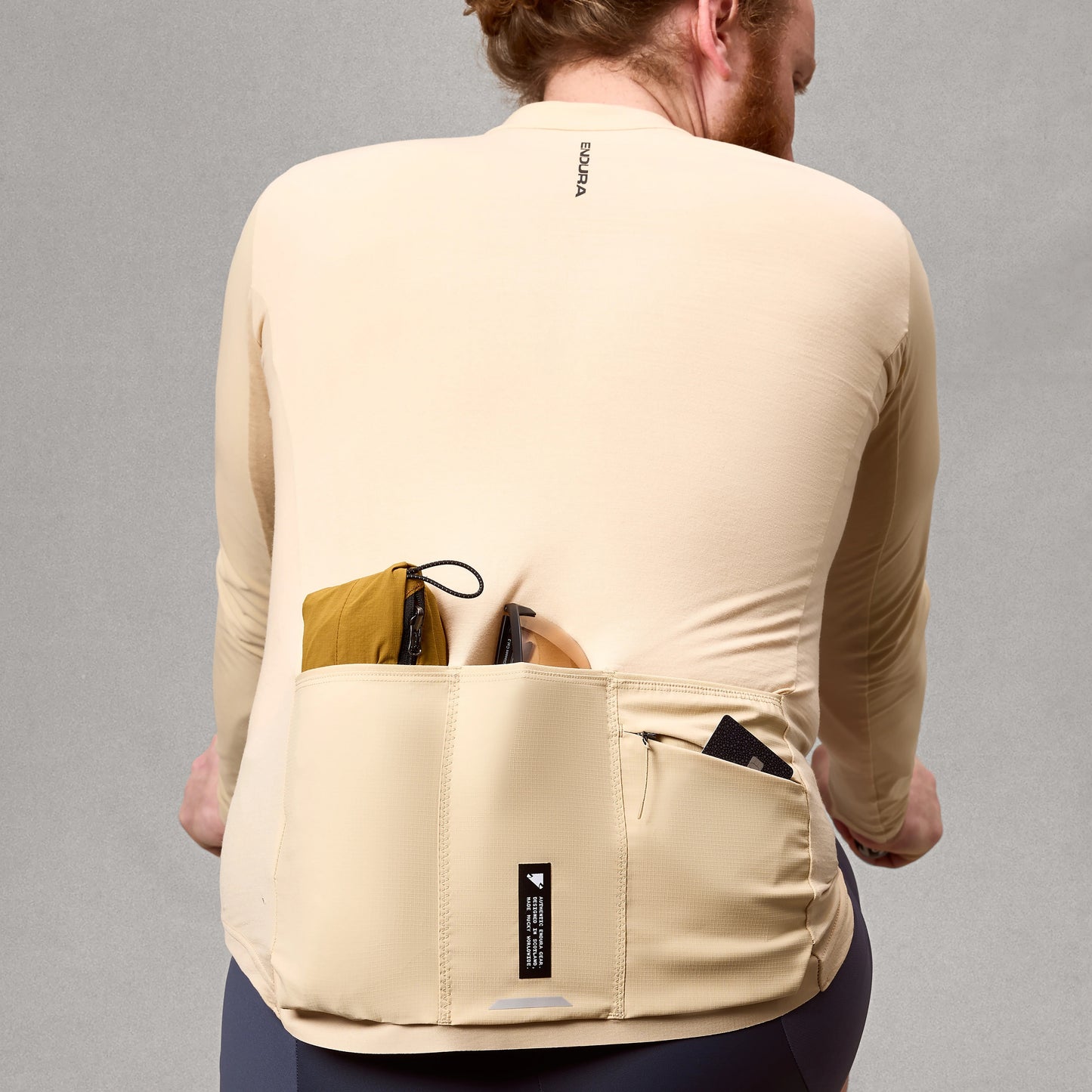 ENDURA ALLTRACK RIDE Long Sleeve Jersey Sand