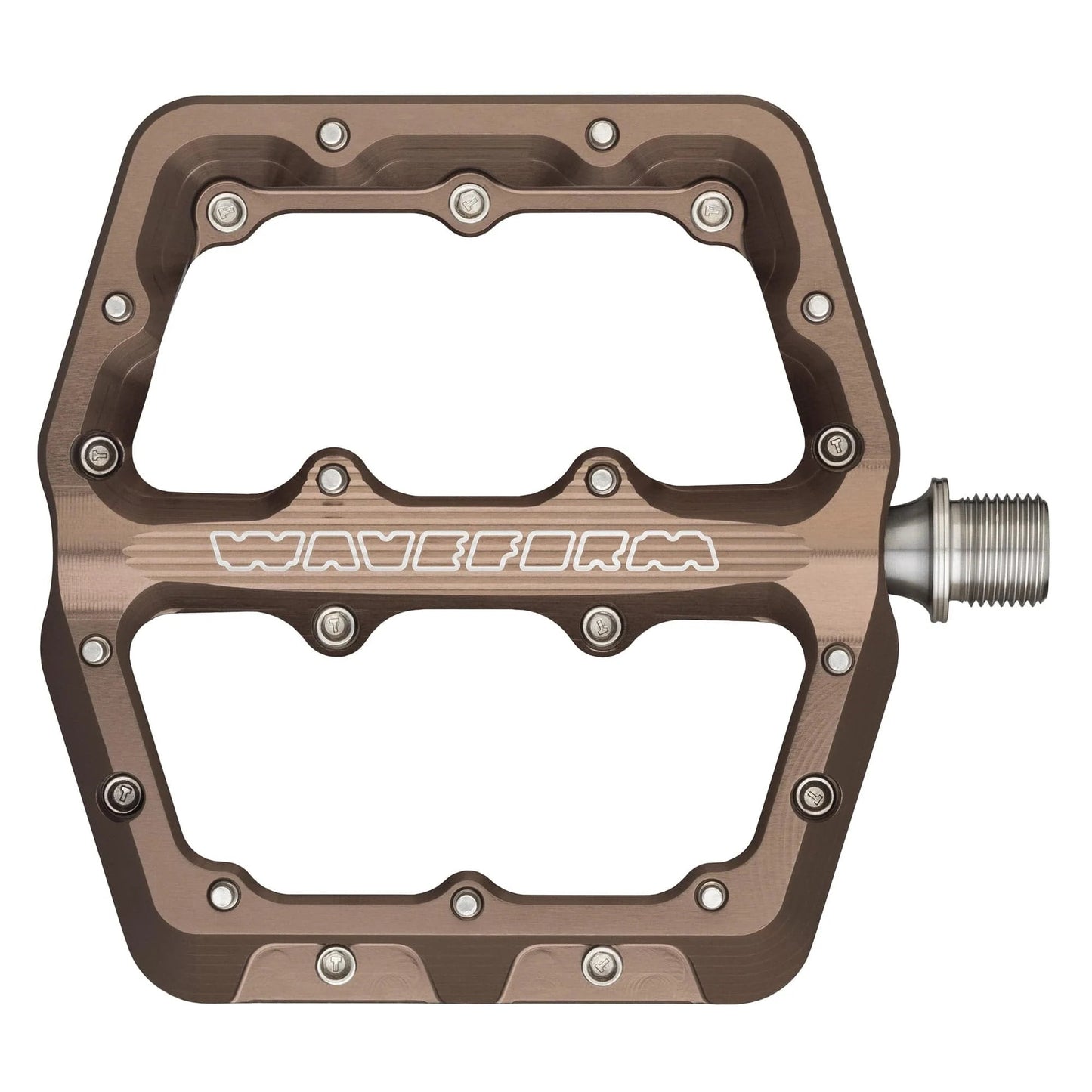 WOLF TOOTH WAVEFORM Large Espresso Flat Pedals