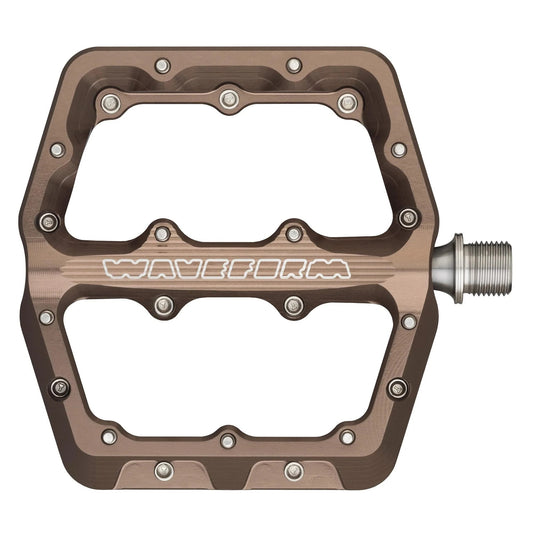 WOLF TOOTH WAVEFORM Large Espresso Flat Pedals