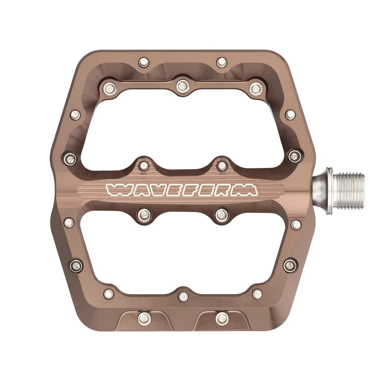 WOLF TOOTH WAVEFORM Large Espresso Flat Pedals