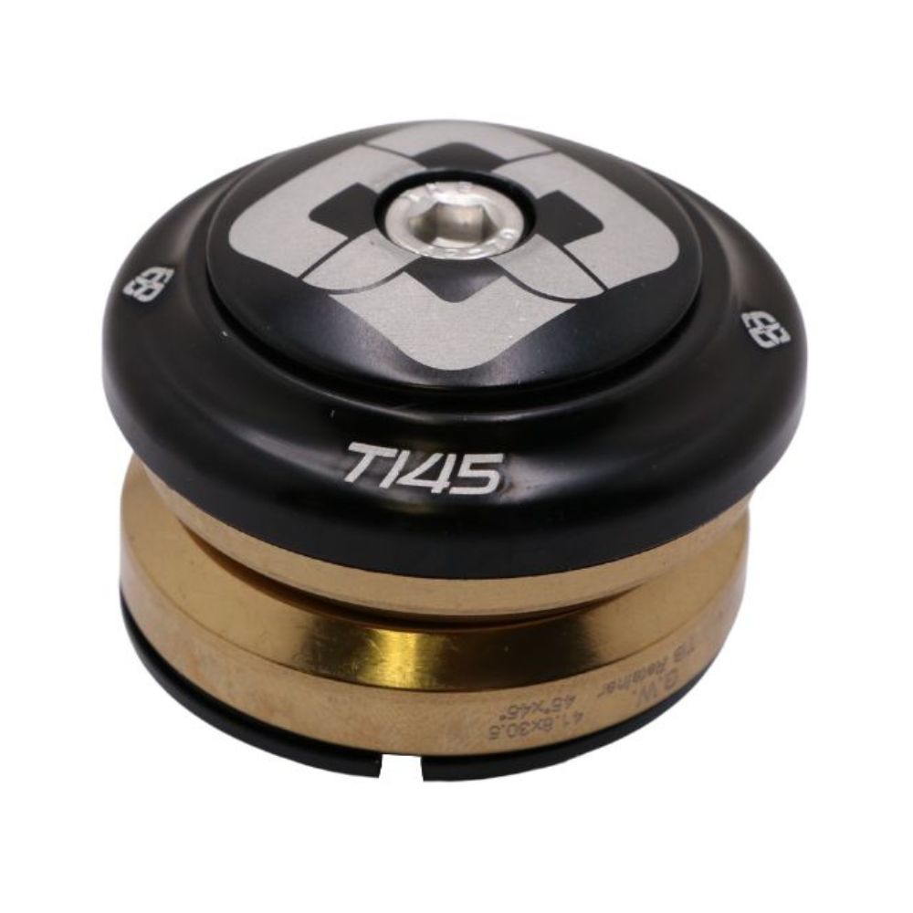 PRIDE Ti45 Titanium iIS42 1"1/8 Integrated Headset Black