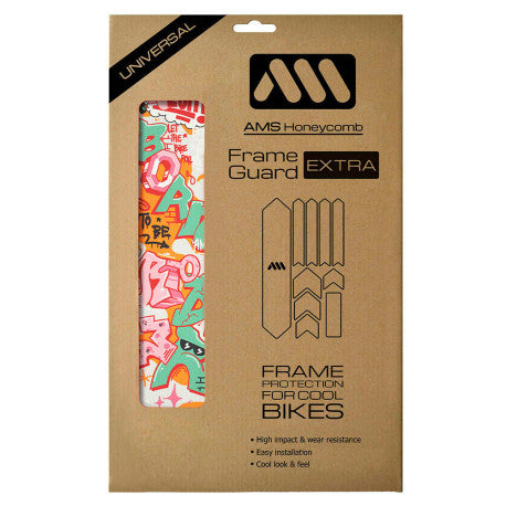 Adhesive Frame Protector ALL MOUNTAIN STYLE EXTRA Born to Be Rider Red