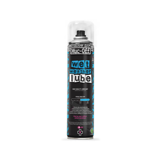 MUC-OFF WET WEATHER CHAIN LUBE All-Conditions Spray Chain Lubricant (400 ml)