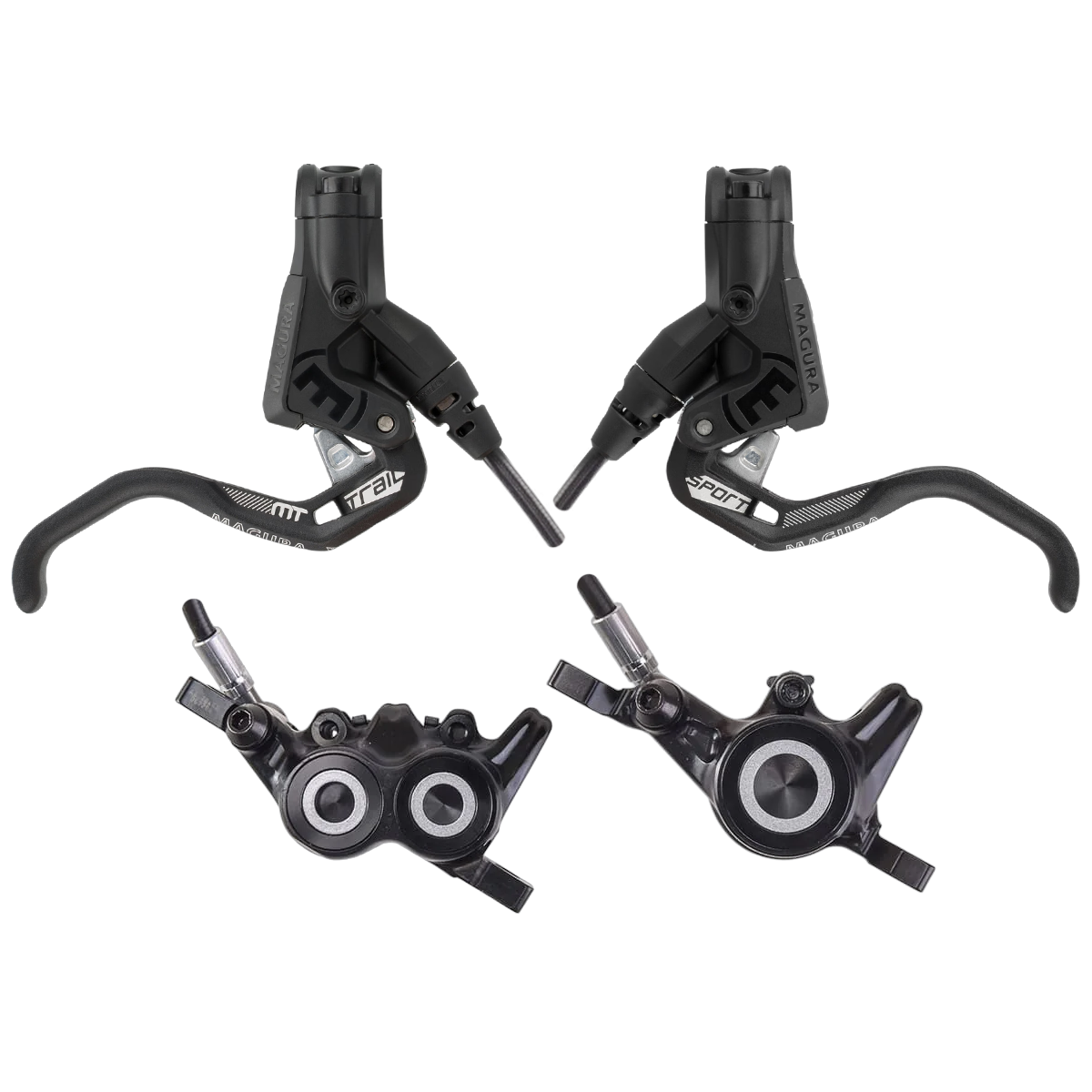 Pair of MAGURA MT TRAIL SPORT Discless Brakes Black