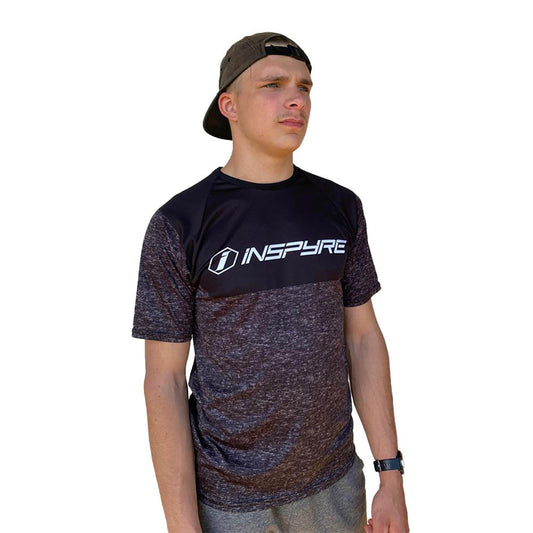 INSPYRE Training Short Sleeve Jersey Black