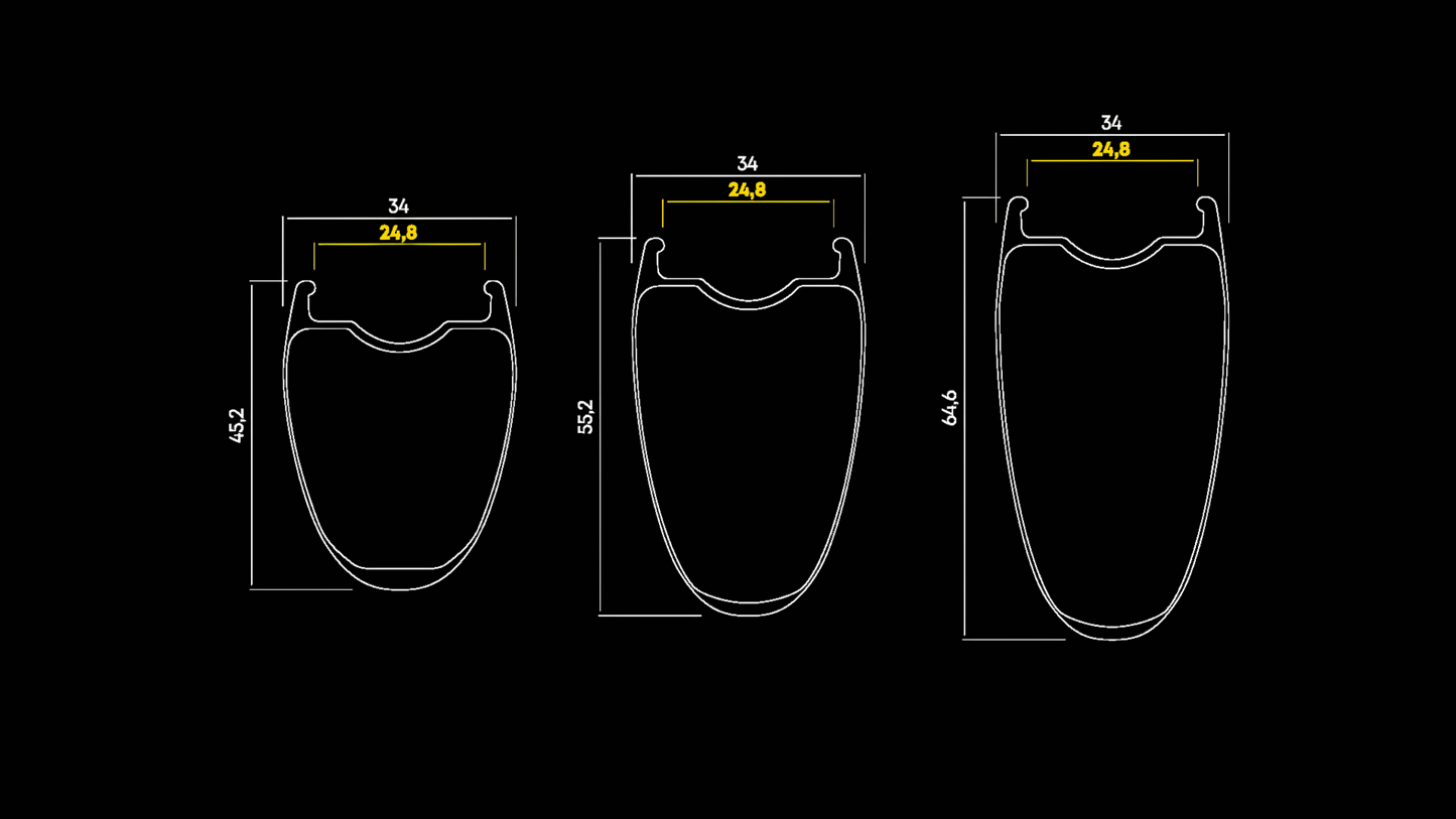 MAVIC COMETE 55-65 Tubeless Ready (Center Lock) Wheelset
