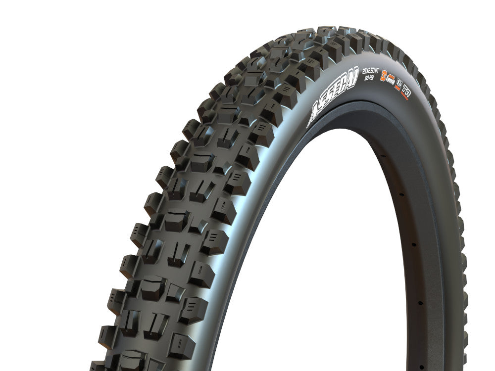 MAXXIS ASSEGAI 29x2.50 WT DH E50 3C MaxxGrip Tubeless Ready Soft Black tire