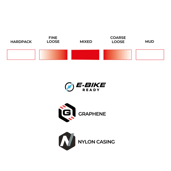 VITTORIA Mazza 27.5x2.6 Trail Graphene 2.0 Tubeless Ready Soft Black tire