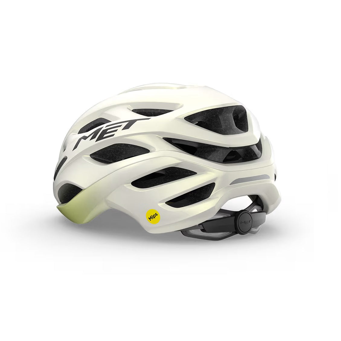 MET ESTRO MIPS Road Helmet White/Yellow 2025