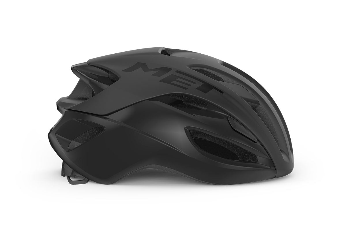 MET RIVALE MIPS Road Helmet Black Mat Glossy