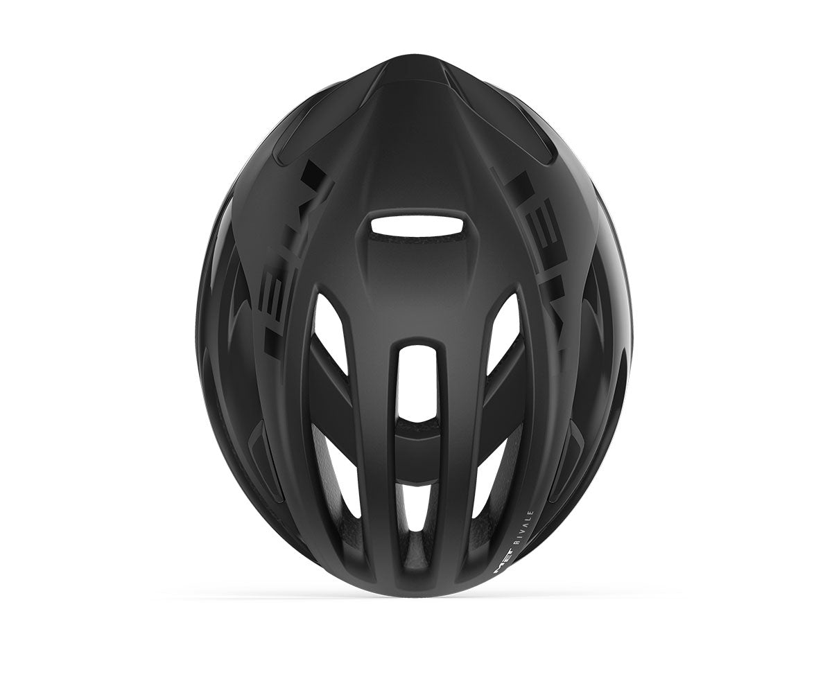 MET RIVALE MIPS Road Helmet Black Mat Glossy