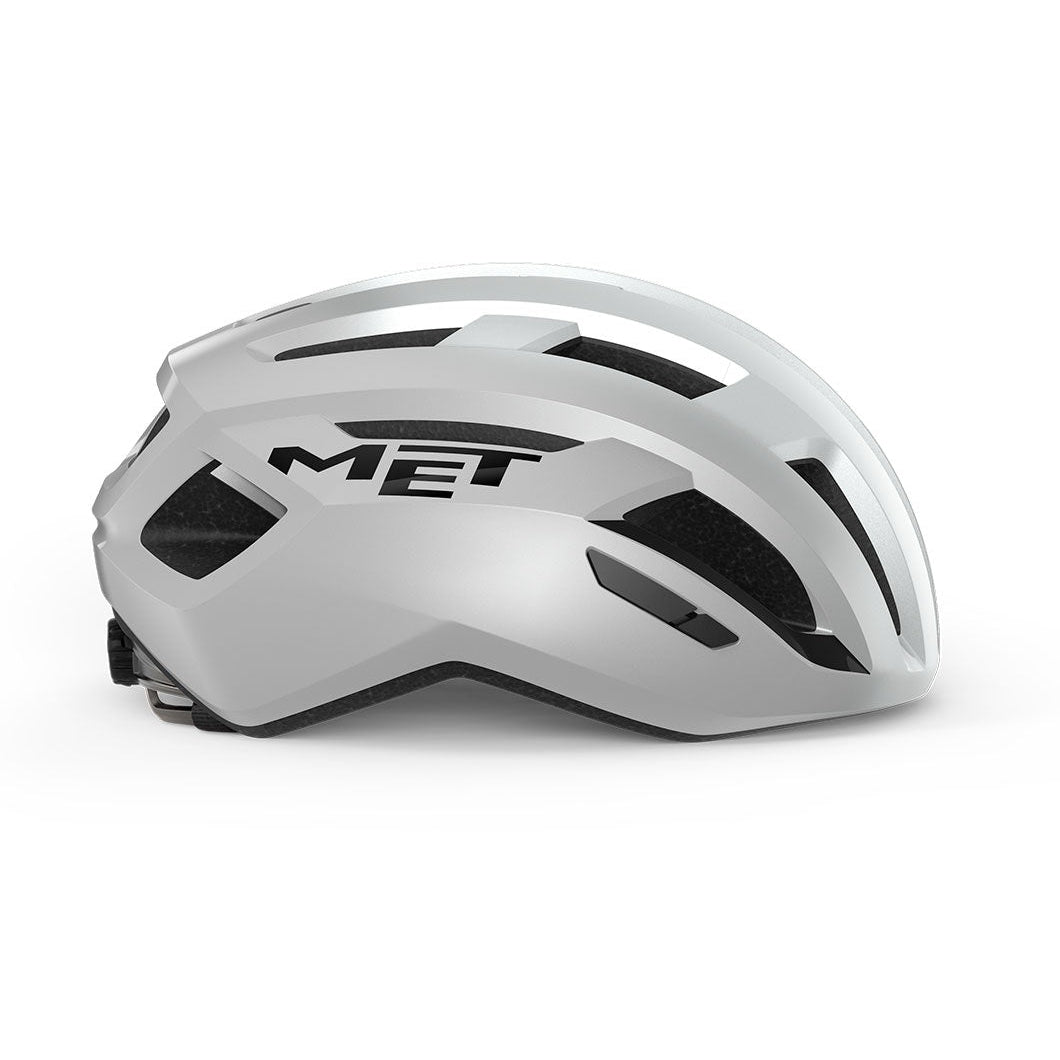 Headset Road MET VINCI MIPS White Silver Glossy