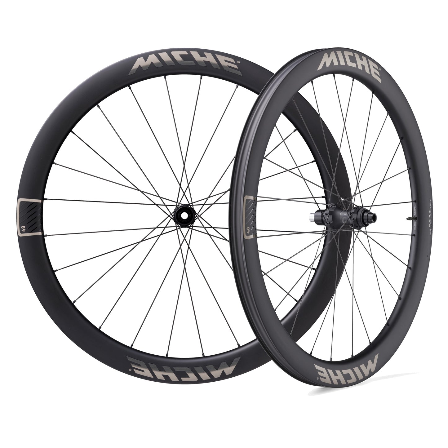 Pair of MICHE GRAFF AERO 48 Tubeless Ready Wheels (Center Lock)