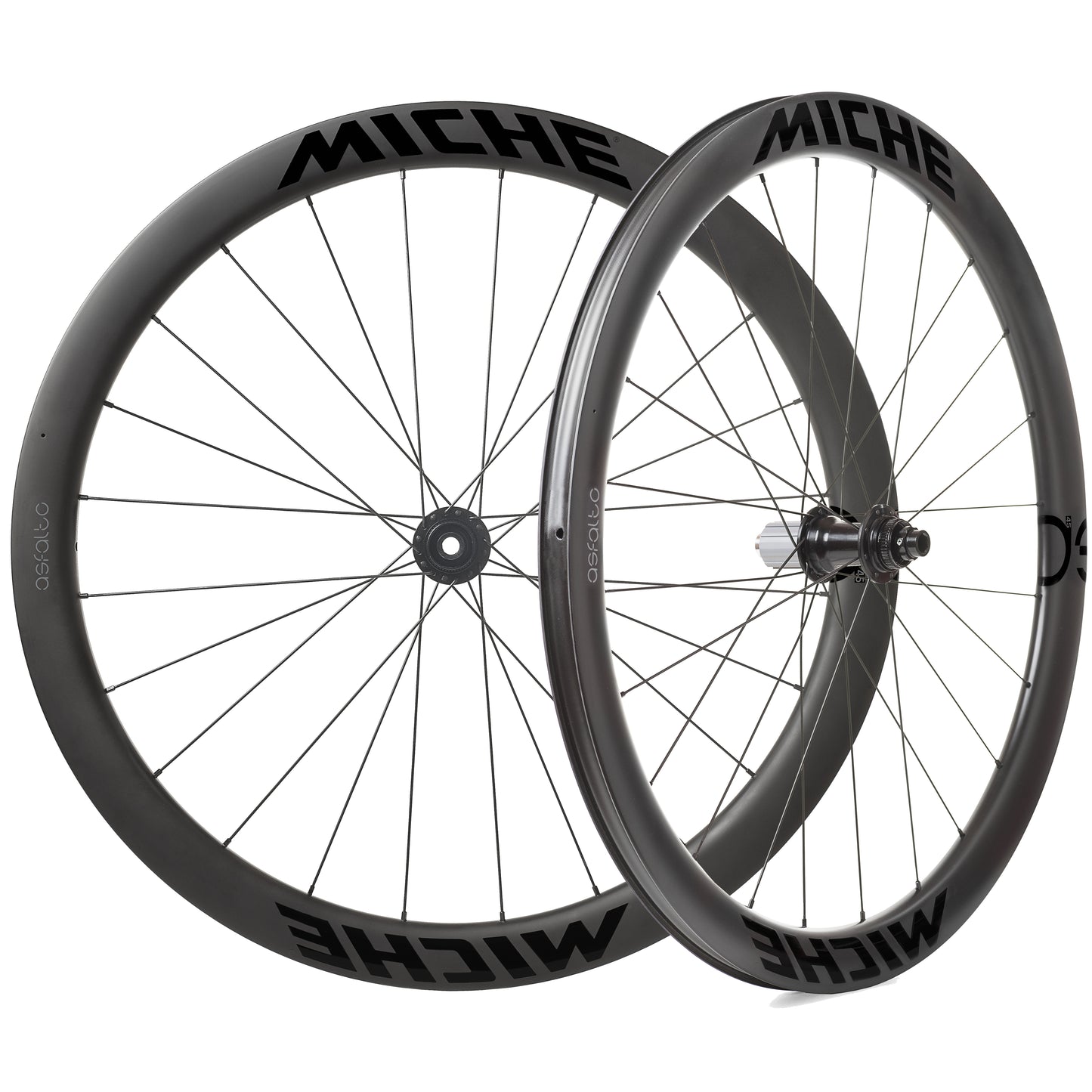 Pair of MICHE ASFALTO 45 Tubeless Ready Wheels (Center Lock)