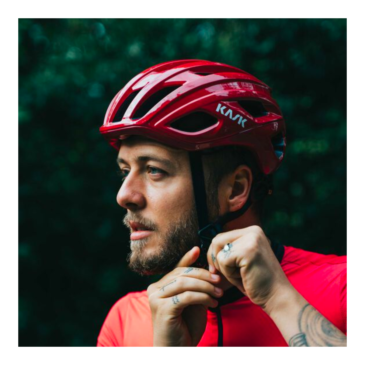 Headset Road KASK MOJITO CUBED Red