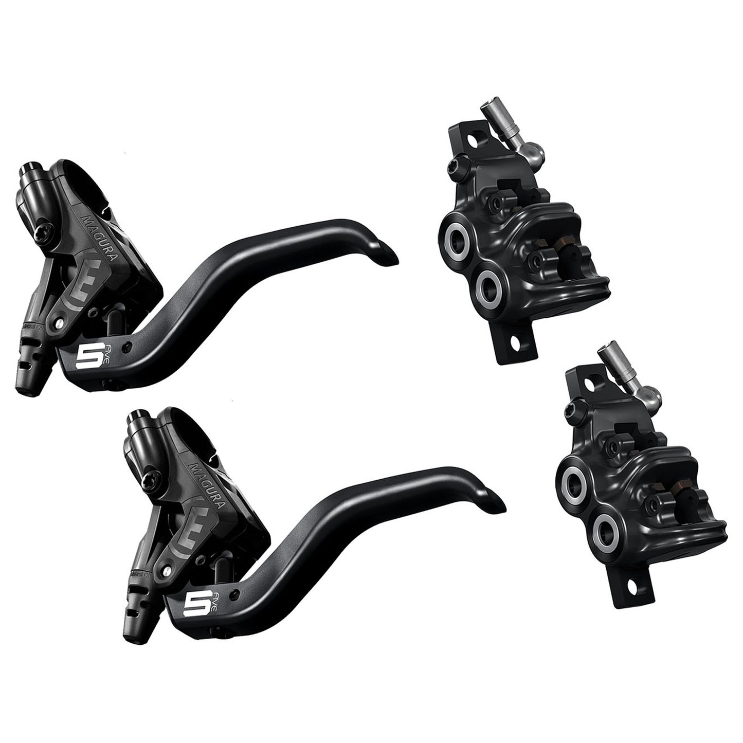 Pair of MAGURA MT5 Discless Brakes Black