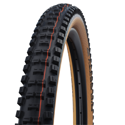 SCHWALBE BIG BETTY 27.5x2.40 ADDIX SOFT SUPERGRAVITY Tubeless Ready Soft Black/Brown tire
