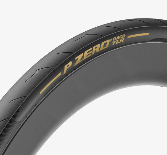 PIRELLI P ZERO RACE TLR 700c Tubeless Ready Gold tire