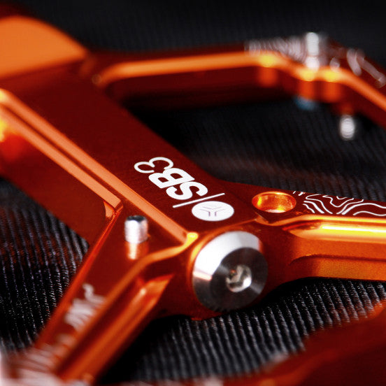 SB3 SPECTRUM Orange flat pedals
