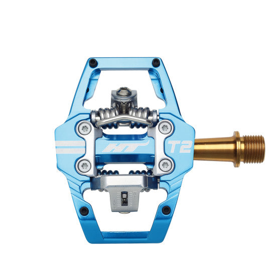 HT COMPONENTS ENDURO T2T Titanium pedals Blue