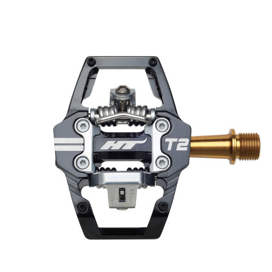 HT COMPONENTS ENDURO T2T Titanium pedals Black