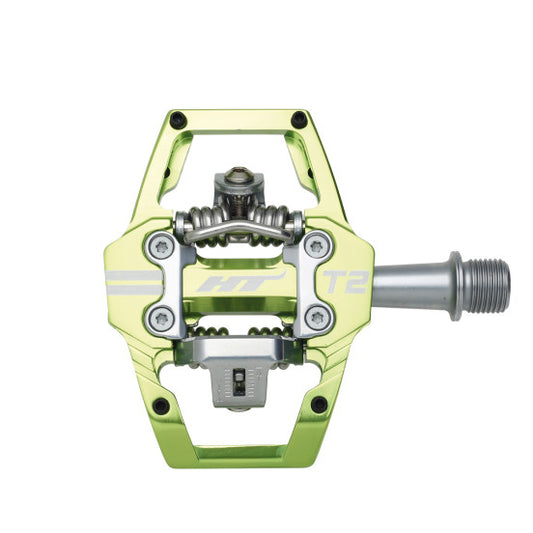 HT COMPONENTS T2 pedals Green