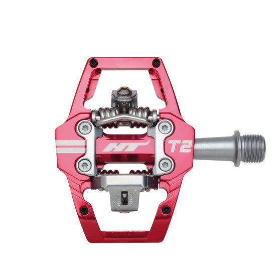 HT COMPONENTS ENDURO T2 pedals Red