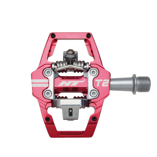 HT COMPONENTS T2 pedals Red