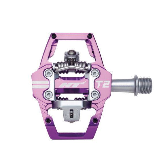 HT COMPONENTS ENDURO T2 Violet pedals